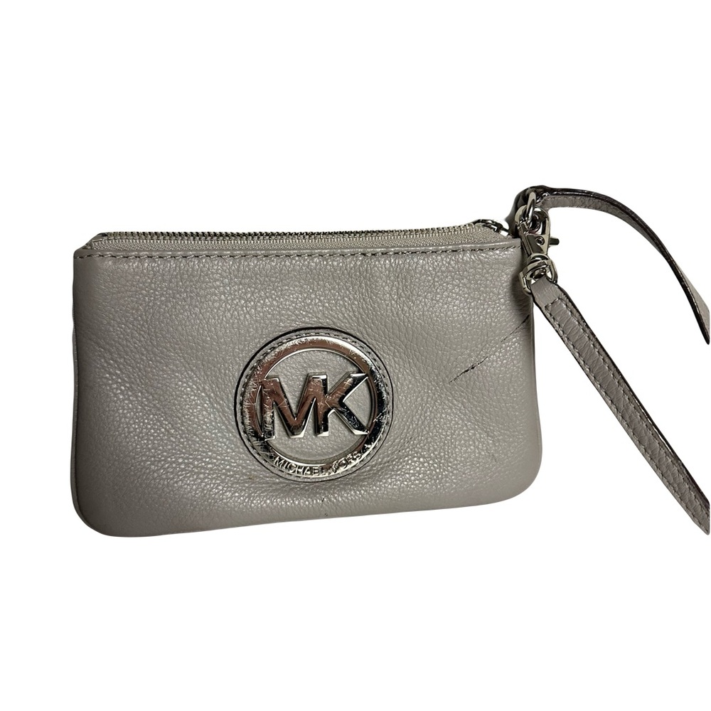 Michael Kors Silver Wristlet